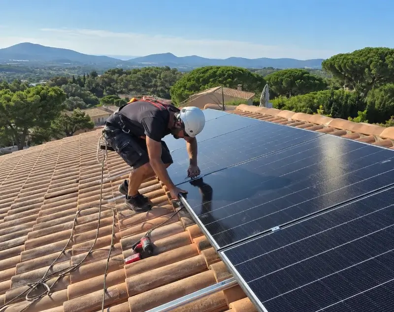 Installateur panneaux solaires Fouzilhon — pose photovoltaïque sur toiture
